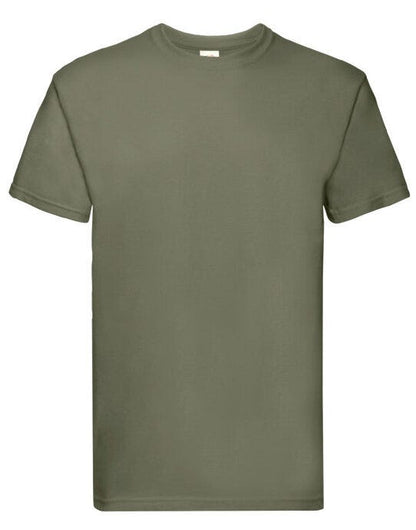 Fruit Of The Loom FOTL Mens Super Premium T - Classic Olive