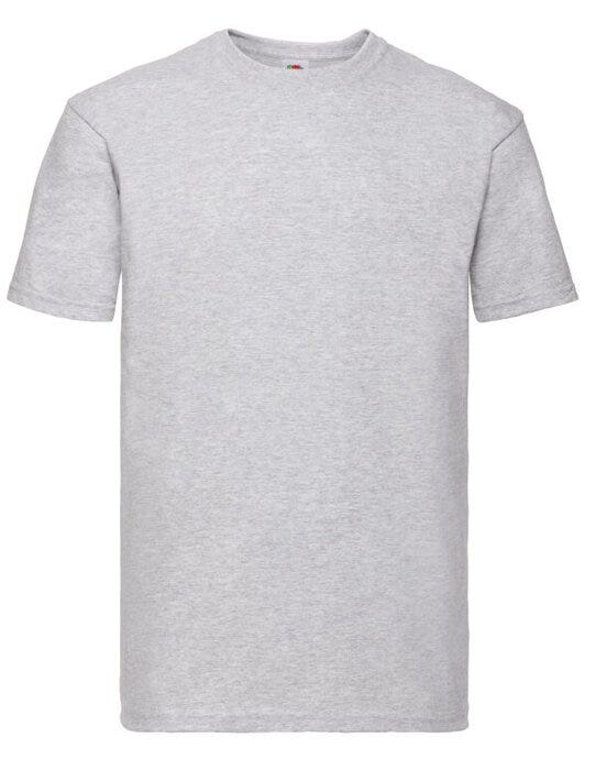 Fruit Of The Loom FOTL Mens Super Premium T - Heather Grey