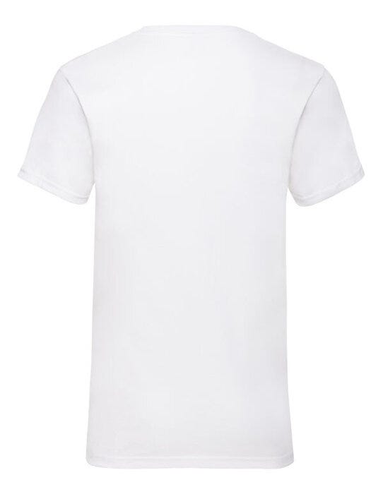 Fruit Of The Loom FOTL Mens Valueweight V-Neck T - White