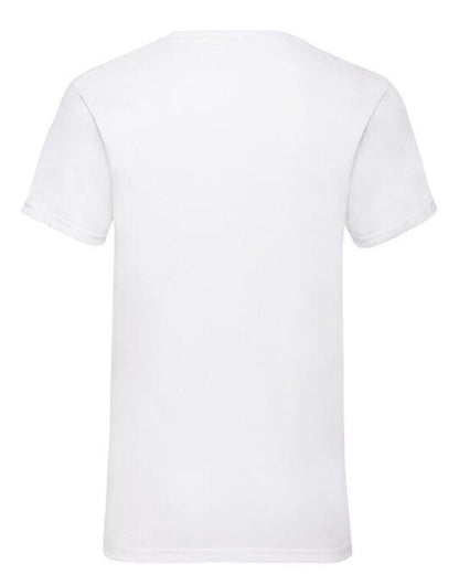 Fruit Of The Loom FOTL Mens Valueweight V-Neck T - White