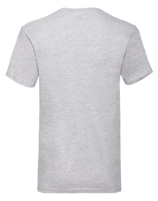 Fruit Of The Loom FOTL Mens Valueweight V-Neck T - Heather Grey