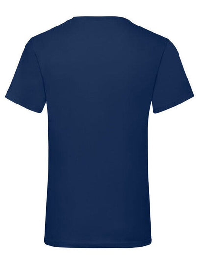 Fruit Of The Loom FOTL Mens Valueweight V-Neck T - Navy Blue