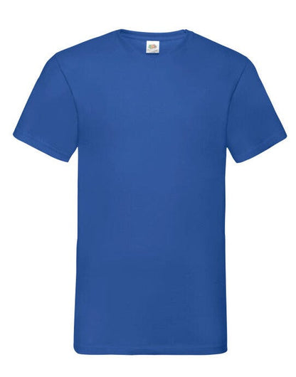 Fruit Of The Loom FOTL Mens Valueweight V-Neck T - Royal