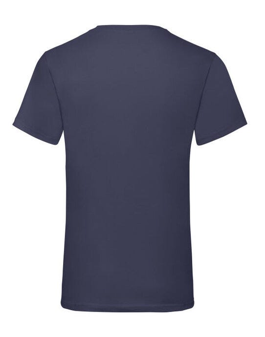 Fruit Of The Loom FOTL Mens Valueweight V-Neck T - Deep Navy