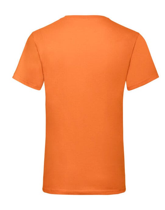 Fruit Of The Loom FOTL Mens Valueweight V-Neck T - Orange