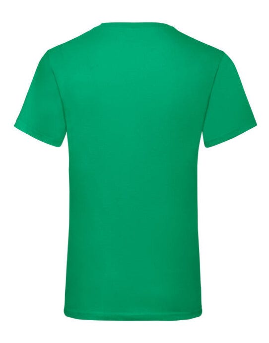 Fruit Of The Loom FOTL Mens Valueweight V-Neck T - Kelly Green