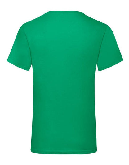 Fruit Of The Loom FOTL Mens Valueweight V-Neck T - Kelly Green