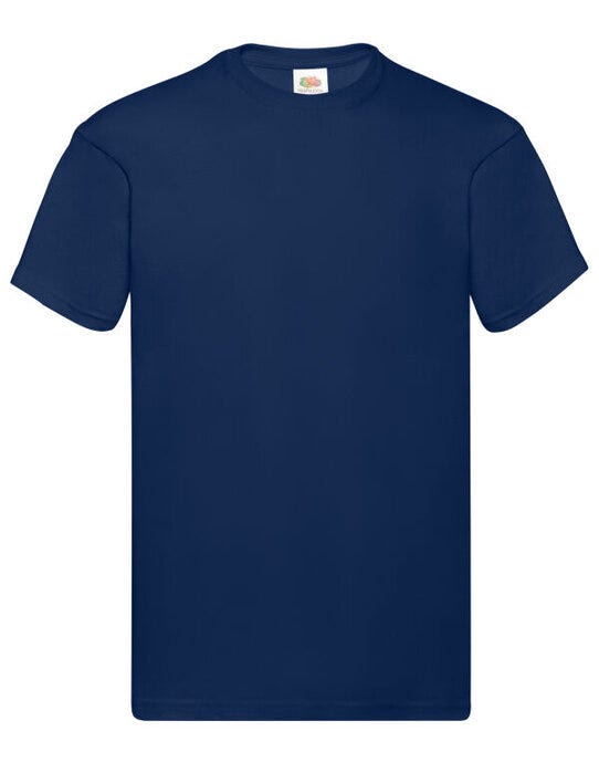 Fruit Of The Loom FOTL Mens Original T - Navy Blue
