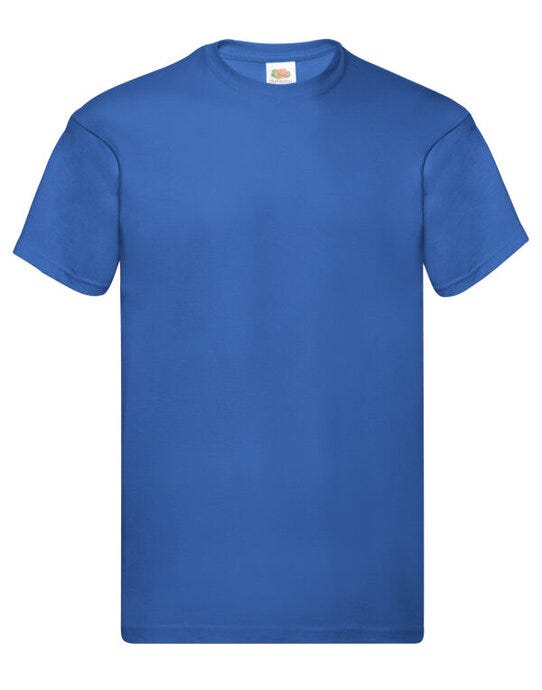 Fruit Of The Loom FOTL Mens Original T - Royal