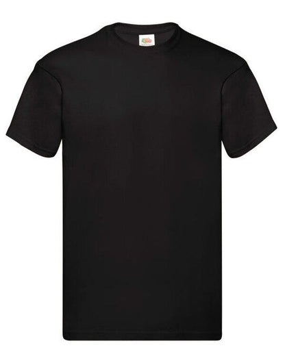 Fruit Of The Loom FOTL Mens Original T - Black