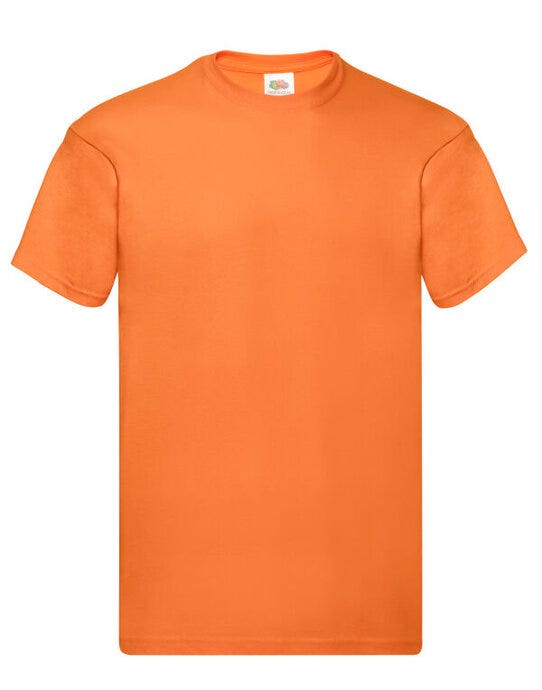 Fruit Of The Loom FOTL Mens Original T - Orange