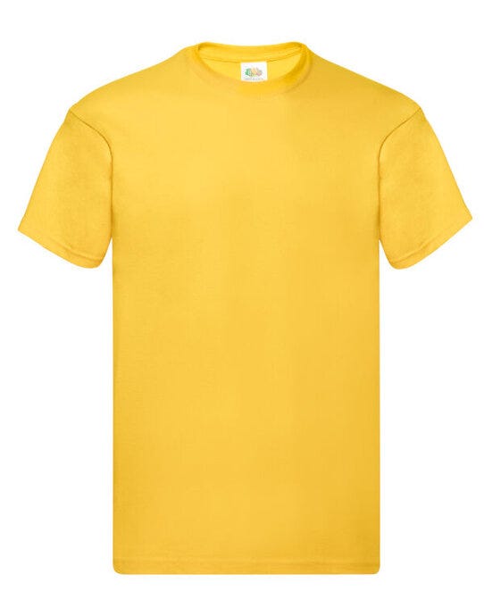 Fruit Of The Loom FOTL Mens Original T - Sun