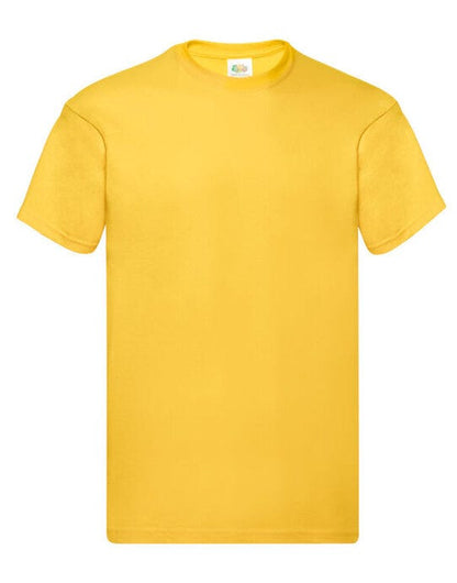 Fruit Of The Loom FOTL Mens Original T - Sun