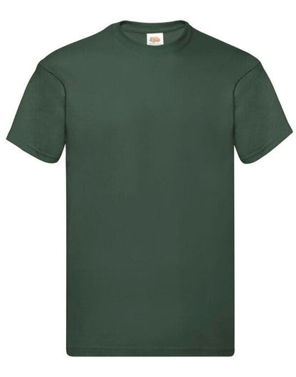 Fruit Of The Loom FOTL Mens Original T - Bottle Green
