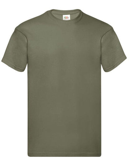 Fruit Of The Loom FOTL Mens Original T - Classic Olive