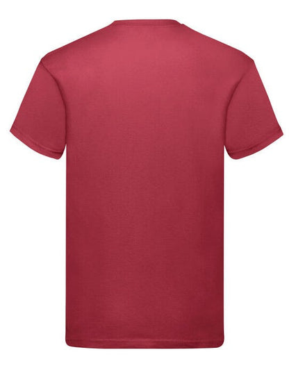 Fruit Of The Loom FOTL Mens Original T - Brick Red