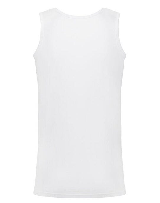 Fruit Of The Loom FOTL Mens Valueweight Athletic Vest - White