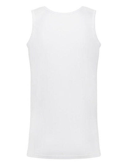 Fruit Of The Loom FOTL Mens Valueweight Athletic Vest - White