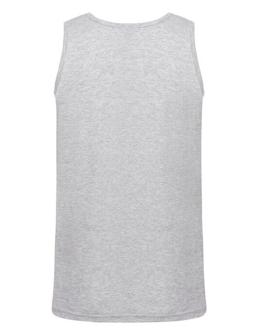 Fruit Of The Loom FOTL Mens Valueweight Athletic Vest - Heather Grey