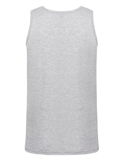 Fruit Of The Loom FOTL Mens Valueweight Athletic Vest - Heather Grey