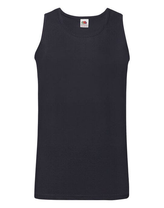 Fruit Of The Loom FOTL Mens Valueweight Athletic Vest - Deep Navy