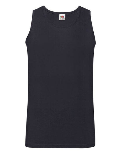 Fruit Of The Loom FOTL Mens Valueweight Athletic Vest - Deep Navy