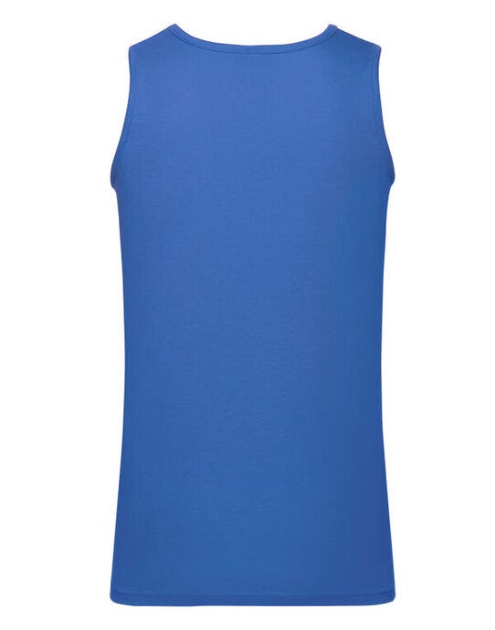 Fruit Of The Loom FOTL Mens Valueweight Athletic Vest - Royal