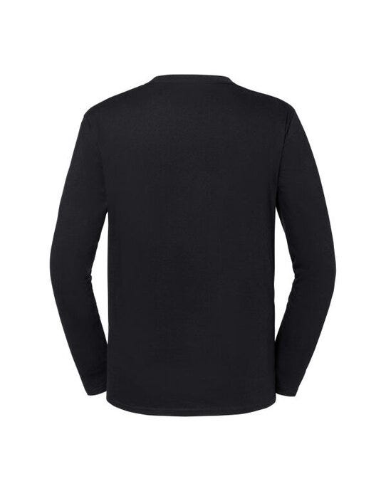 Fruit Of The Loom FOTL Mens Iconic 195 Premium LS T - Black