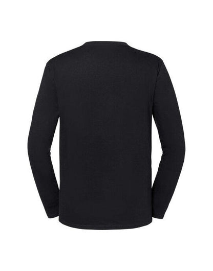 Fruit Of The Loom FOTL Mens Iconic 195 Premium LS T - Black