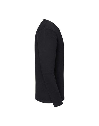 Fruit Of The Loom FOTL Mens Iconic 195 Premium LS T - Black