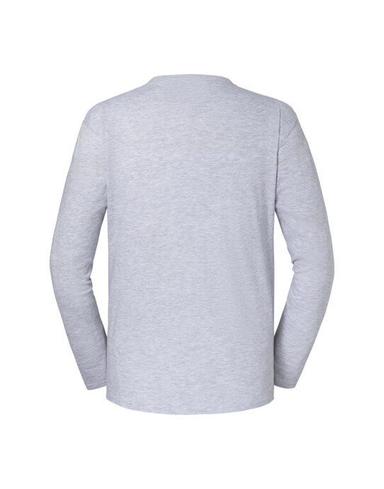 Fruit Of The Loom FOTL Mens Iconic 195 Premium LS T - Heather Grey