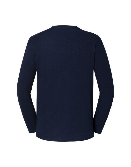 Fruit Of The Loom FOTL Mens Iconic 195 Premium LS T - Deep Navy