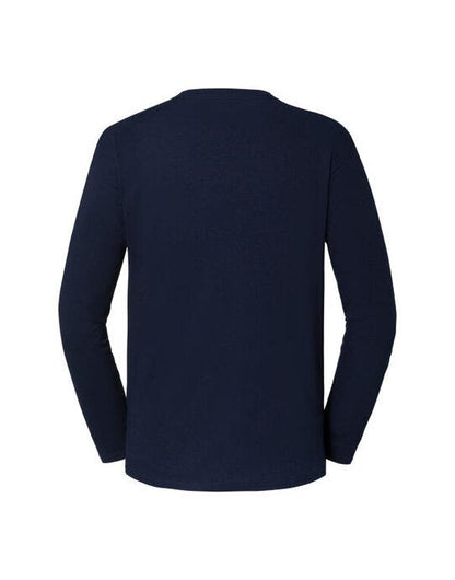 Fruit Of The Loom FOTL Mens Iconic 195 Premium LS T - Deep Navy