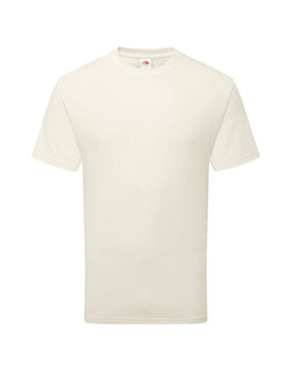 Fruit Of The Loom FOTL Pure Cotton T - Natural