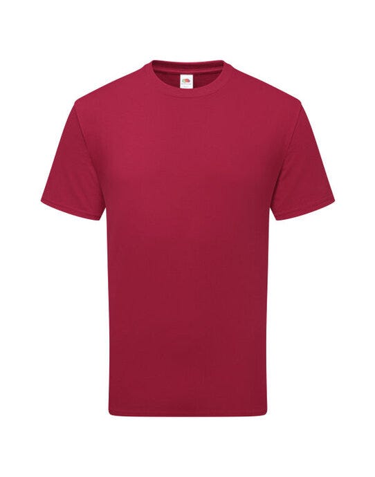 Fruit Of The Loom FOTL Pure Cotton T - Cranberry