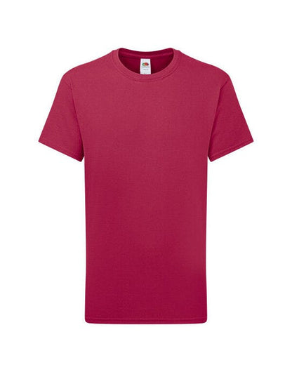 Fruit Of The Loom FOTL Kids Iconic 195 T - Cranberry