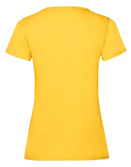 Fruit Of The Loom FOTL Ladies Valueweight T - Sun