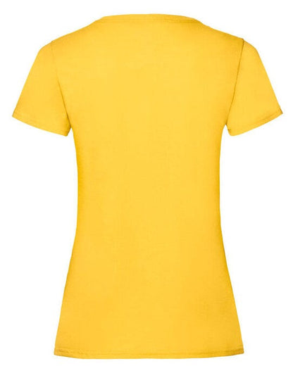 Fruit Of The Loom FOTL Ladies Valueweight T - Sun