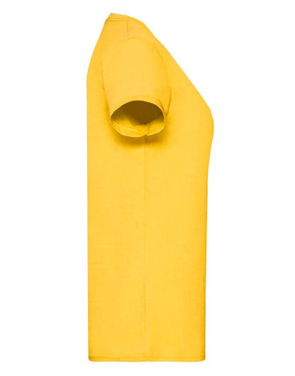 Fruit Of The Loom FOTL Ladies Valueweight T - Sun