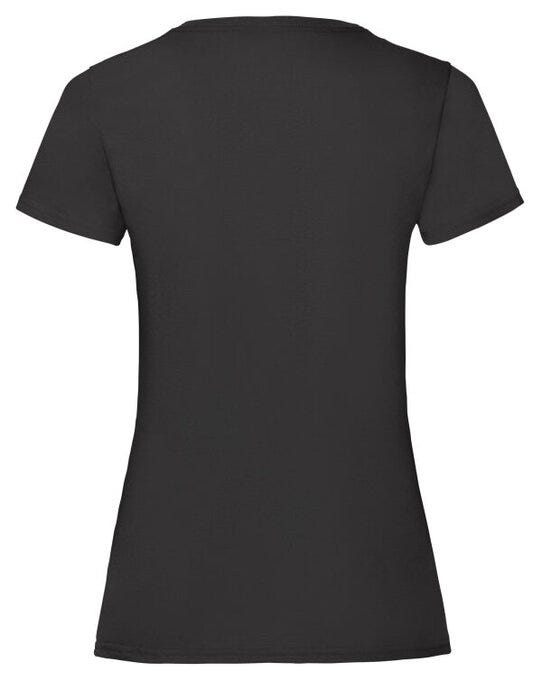 Fruit Of The Loom FOTL Ladies Valueweight T - Black