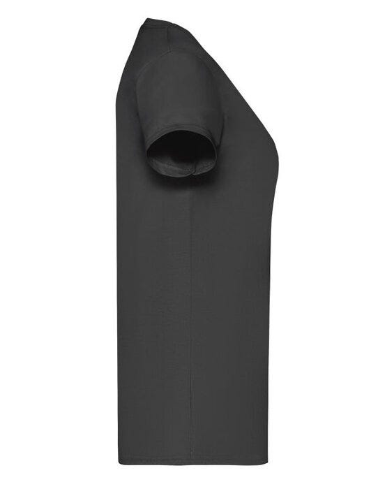 Fruit Of The Loom FOTL Ladies Valueweight T - Black