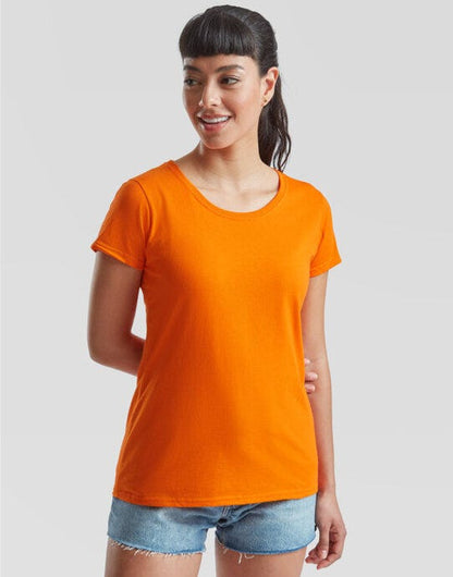 Fruit Of The Loom FOTL Ladies Valueweight T - Orange