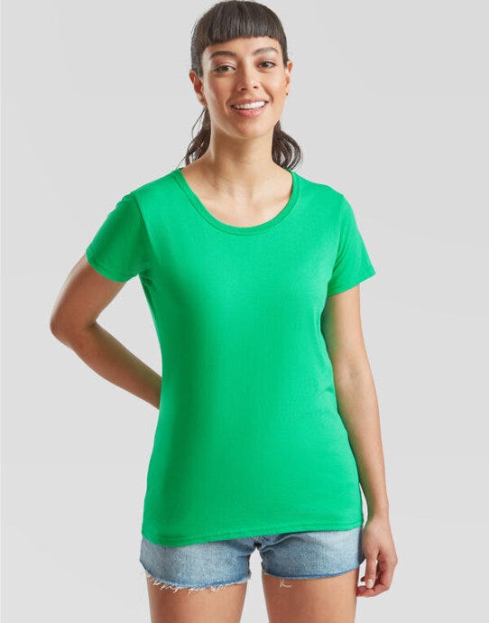 Fruit Of The Loom FOTL Ladies Valueweight T - Kelly Green
