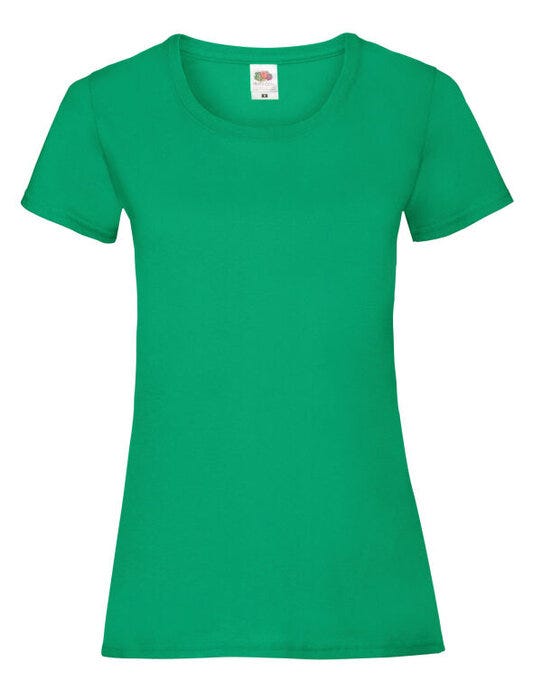 Fruit Of The Loom FOTL Ladies Valueweight T - Kelly Green