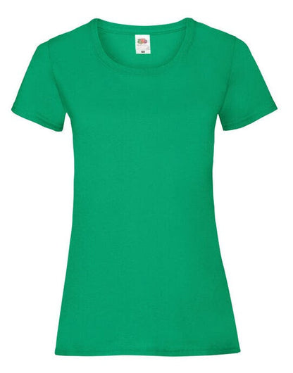 Fruit Of The Loom FOTL Ladies Valueweight T - Kelly Green