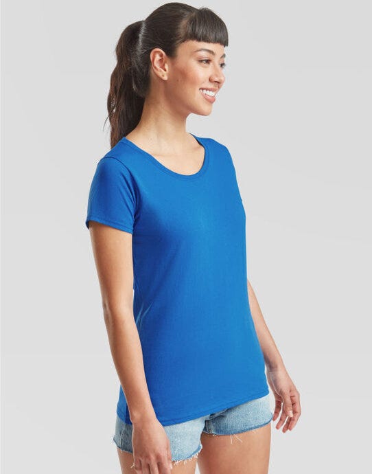 Fruit Of The Loom FOTL Ladies Valueweight T - Royal
