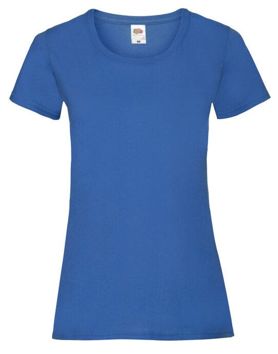 Fruit Of The Loom FOTL Ladies Valueweight T - Royal