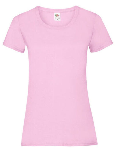 Fruit Of The Loom FOTL Ladies Valueweight T - Light Pink