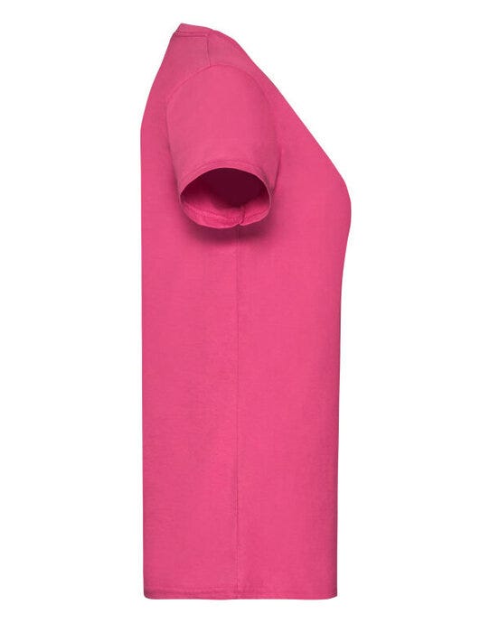 Fruit Of The Loom FOTL Ladies Valueweight T - Fuchsia