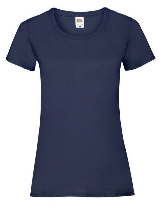 Fruit Of The Loom FOTL Ladies Valueweight T - Deep Navy